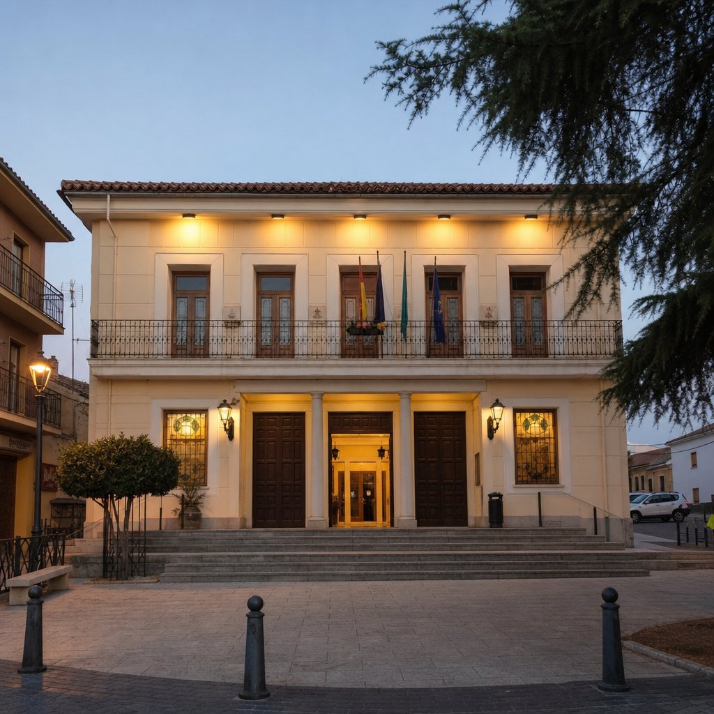 The entrance of the Teatro Municipal Juan Prado in Valdemoro